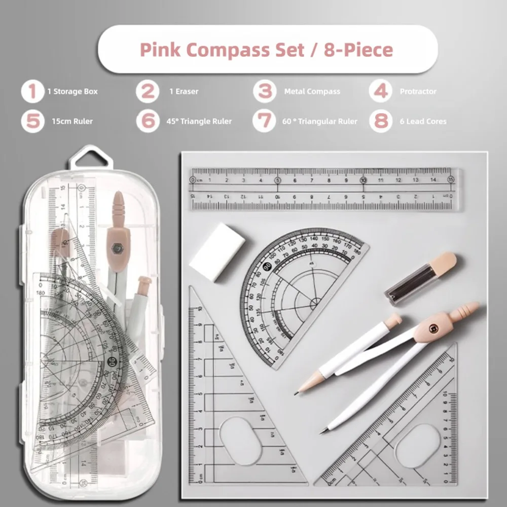 Pink 8PCS