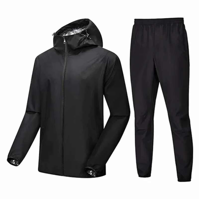 Men's hooded jacket suit