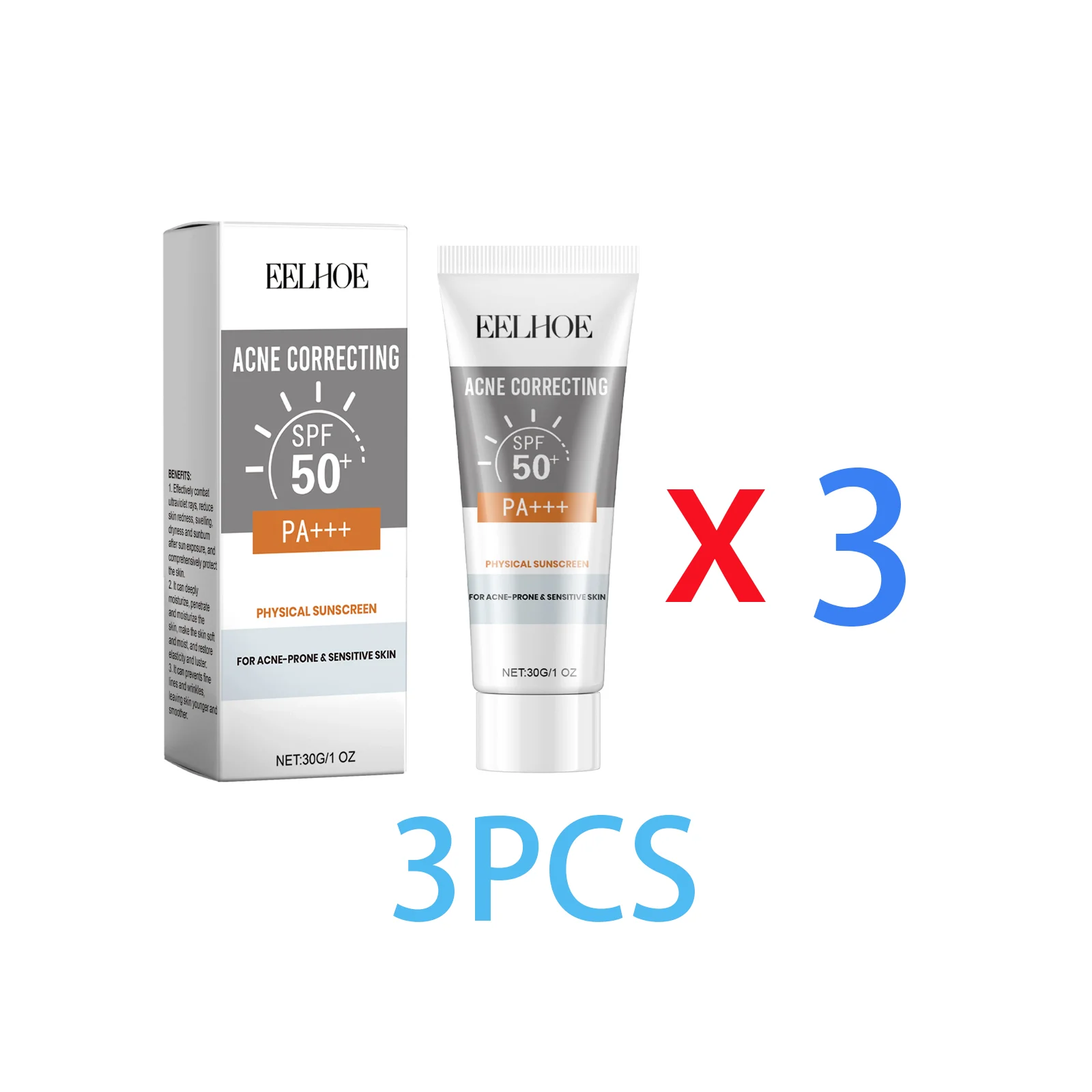 Sunscreen 3Pcs