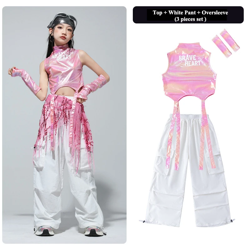 Top-White Pant-3pcs