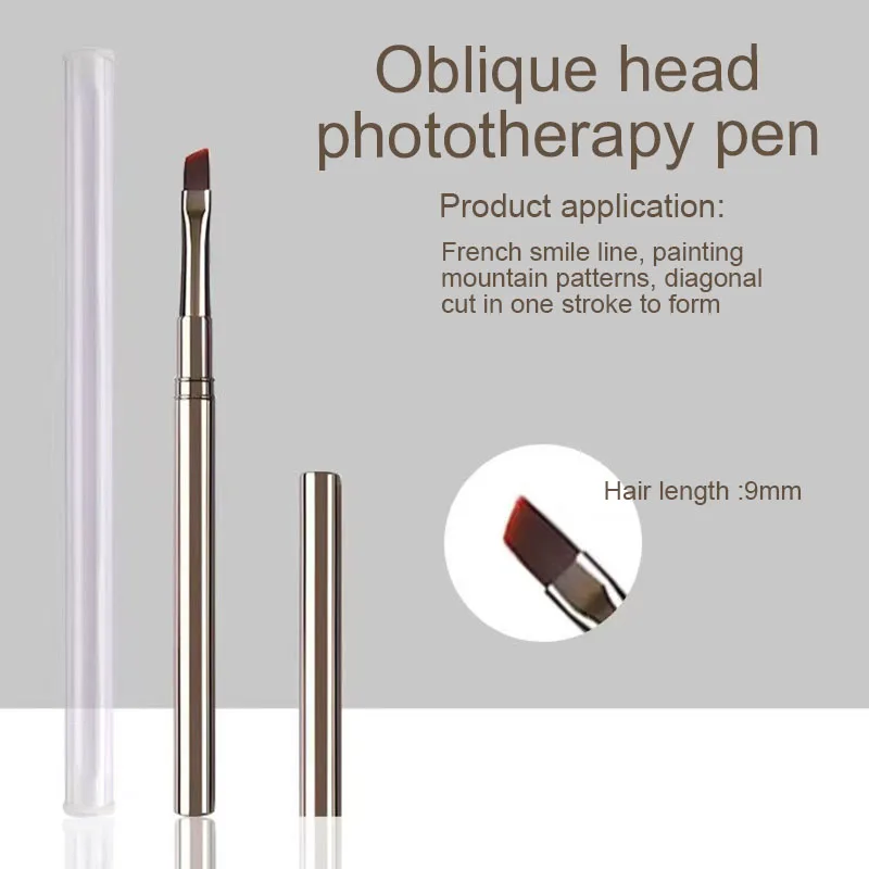 Slanted head pen