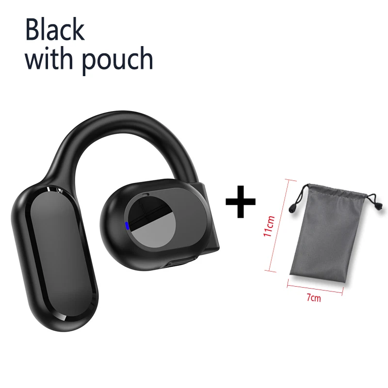 Black with pouch