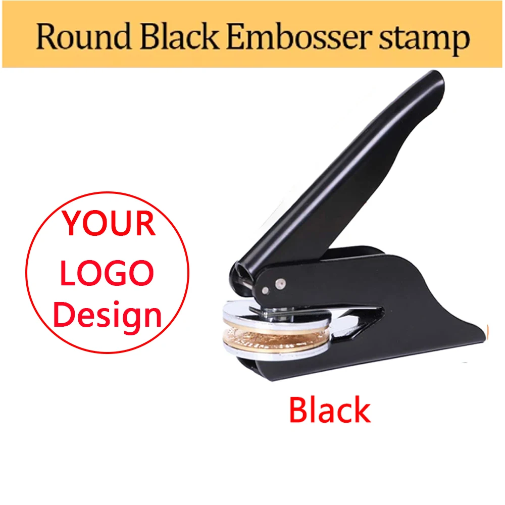 Custom Round Black
