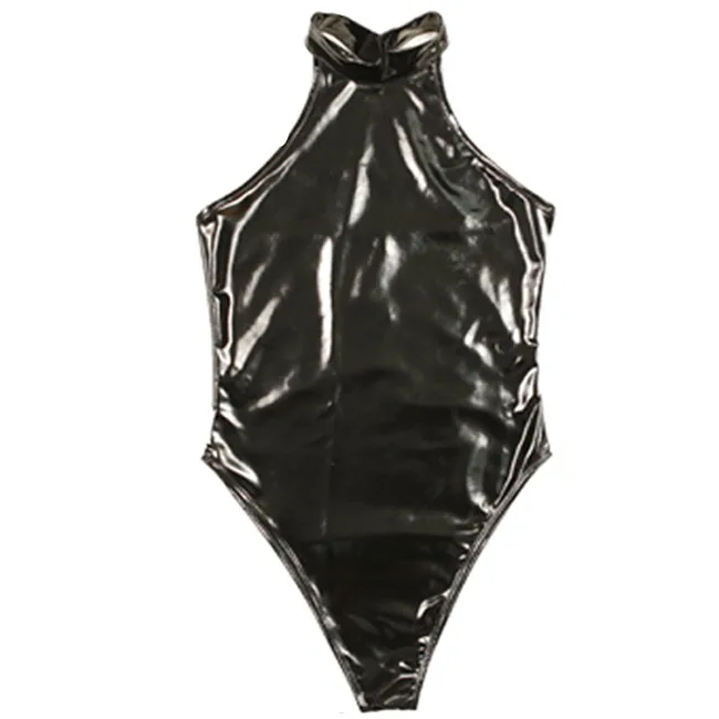 pvc shiny black