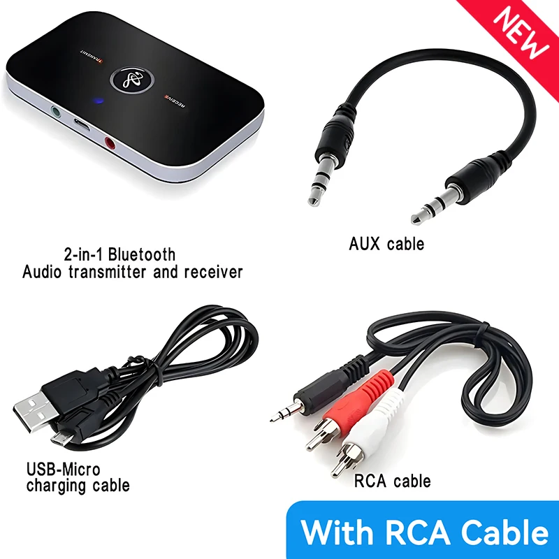 With RCA Cable