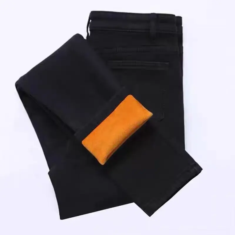 Black stretch [fleece-lined]