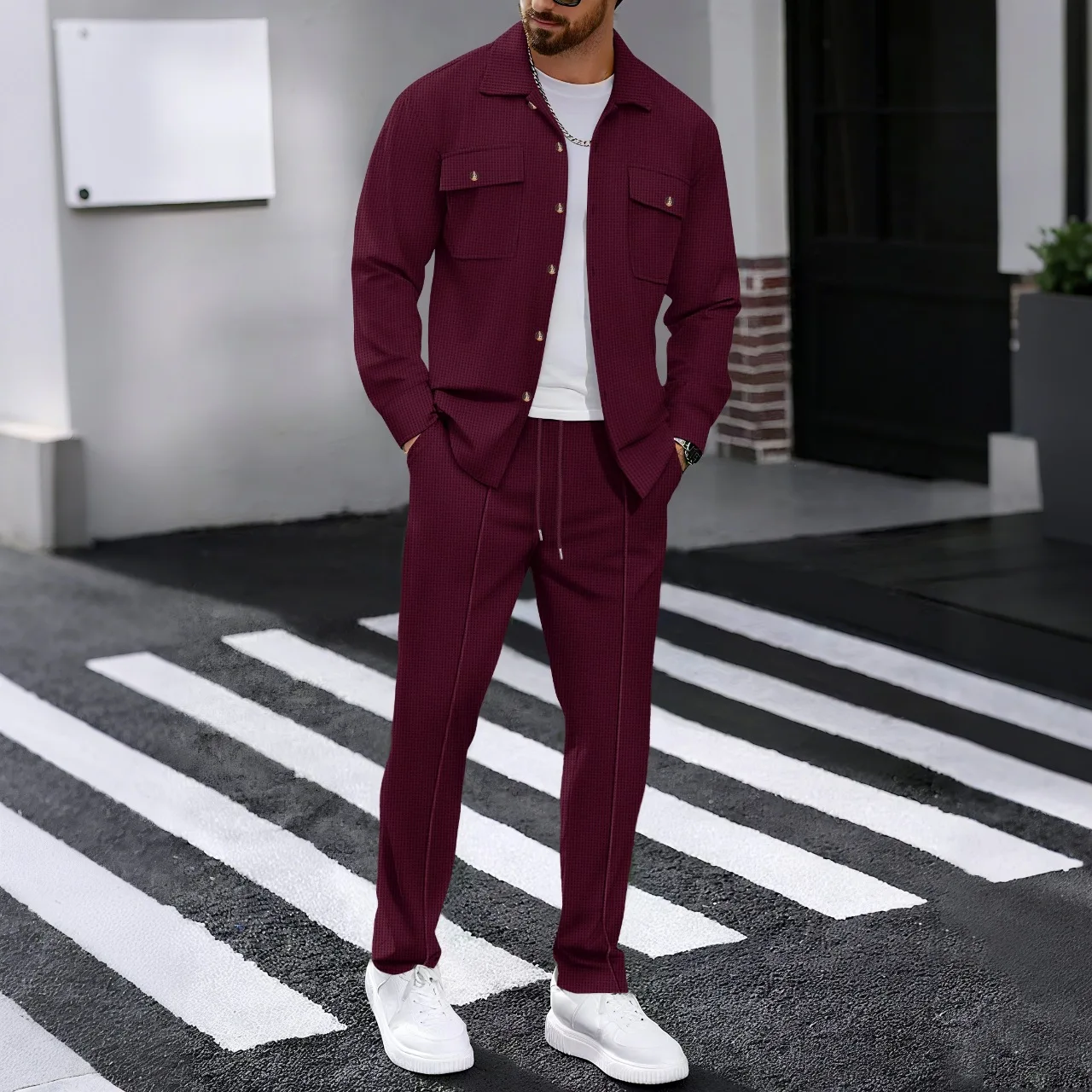 Deep wine red