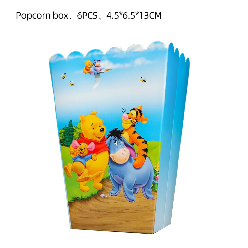 6pcs popcorn box