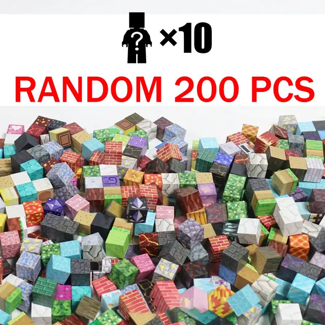200PCS AND 10 DOLLS