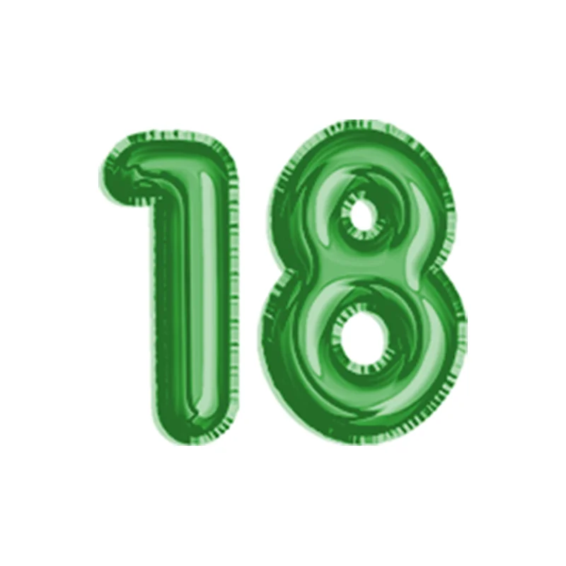 green number 18