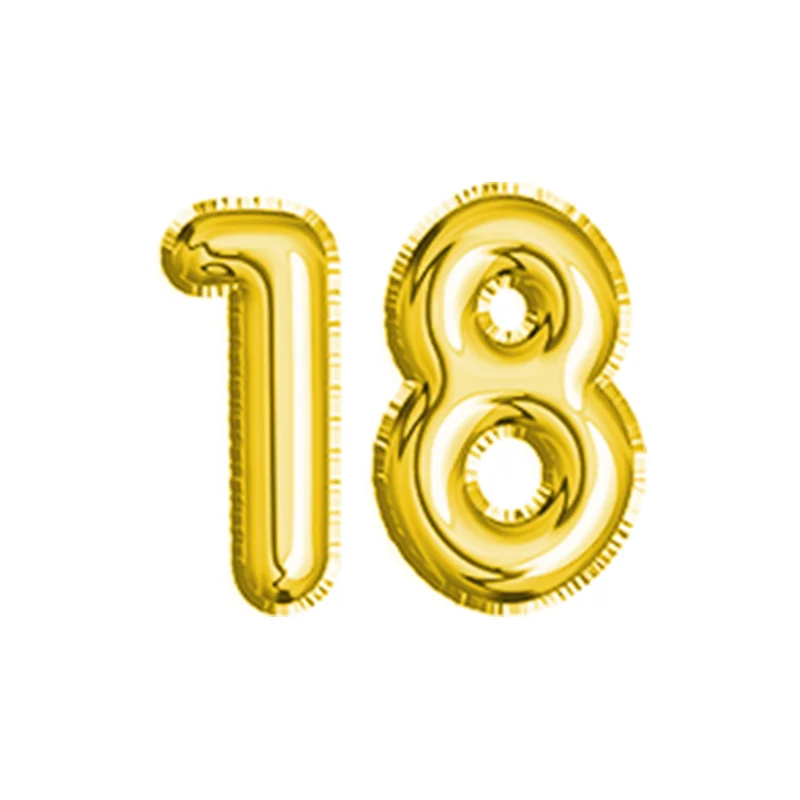 Black number 18