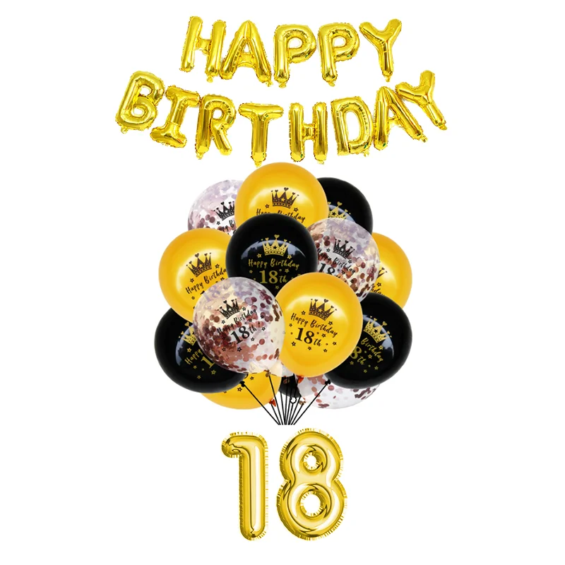 Golden Balloon Set