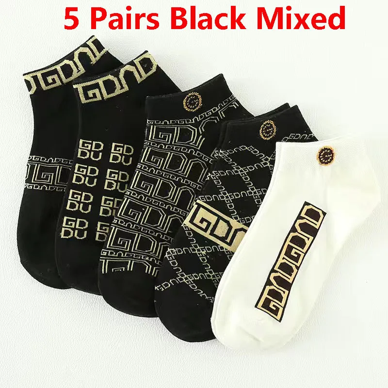 5Pairs-Black Mixed