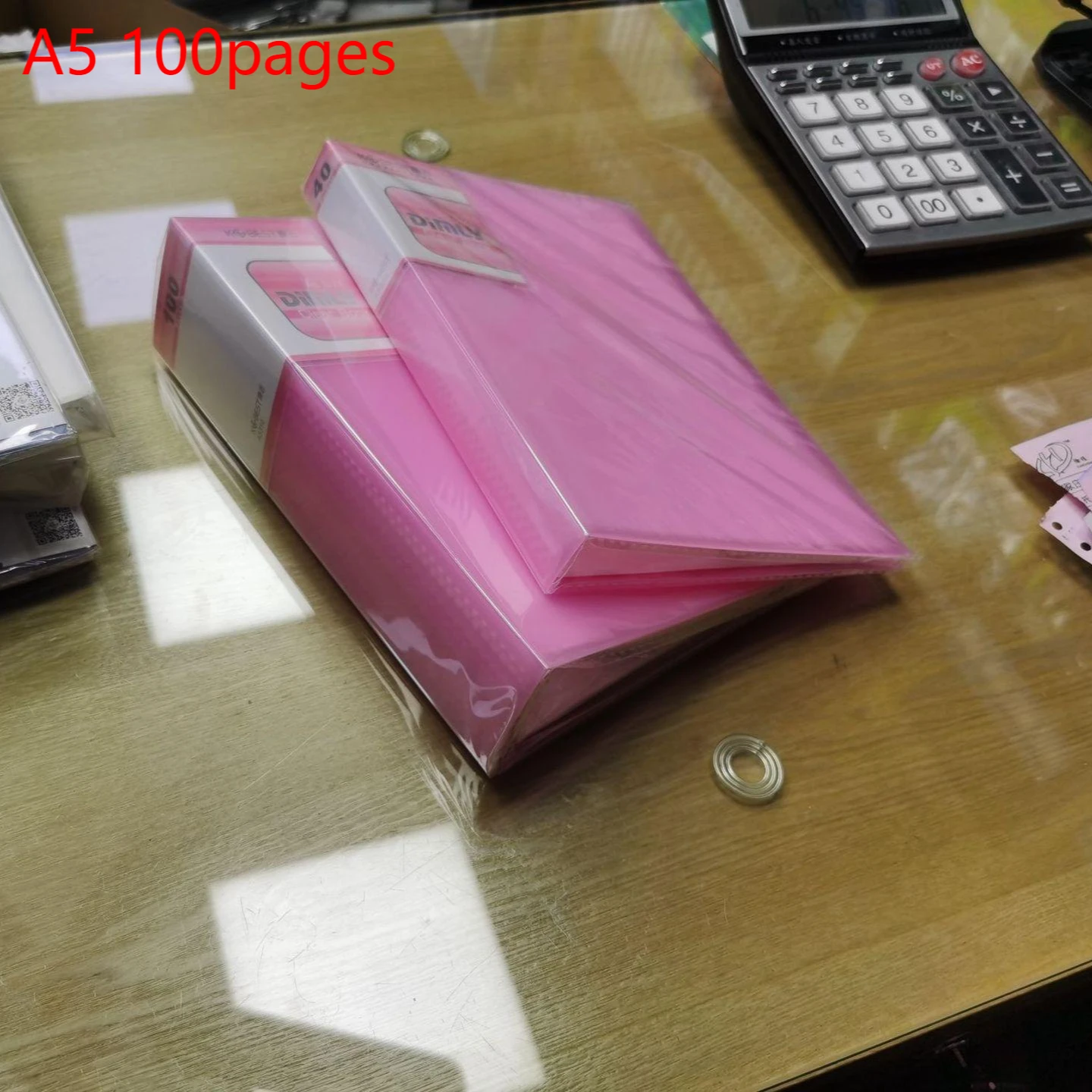 A5 100pages Pink