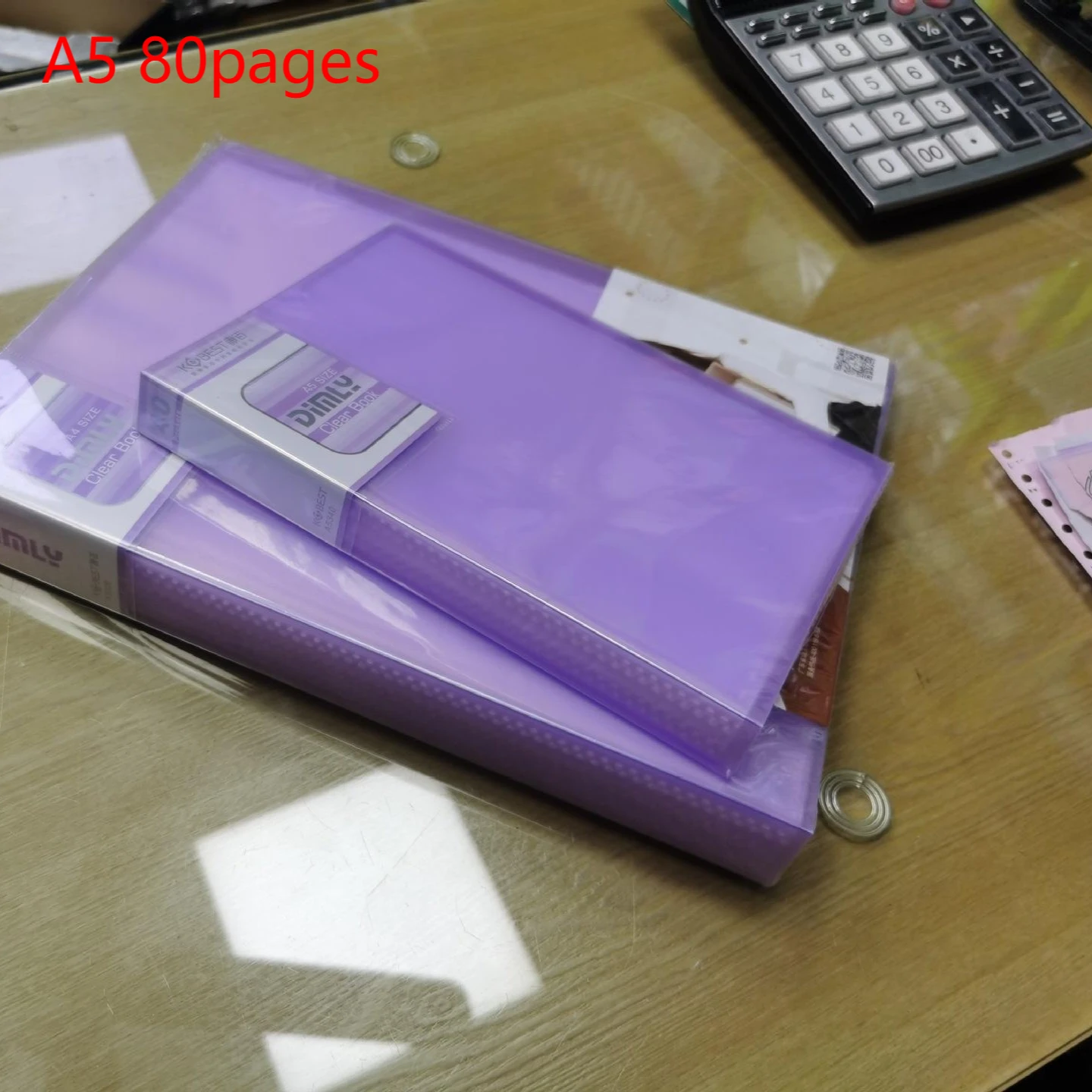 A5 80pages purple