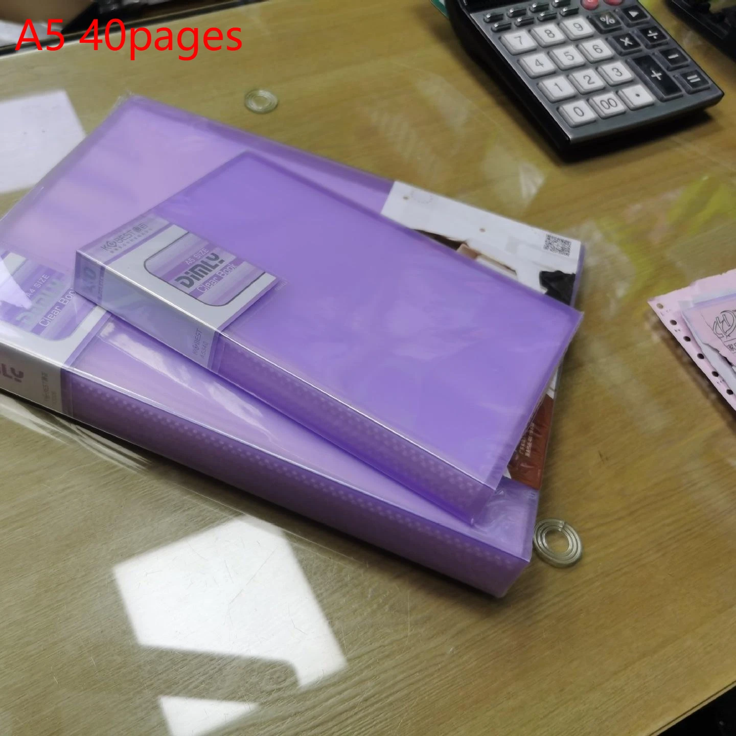 A5 40pages purple