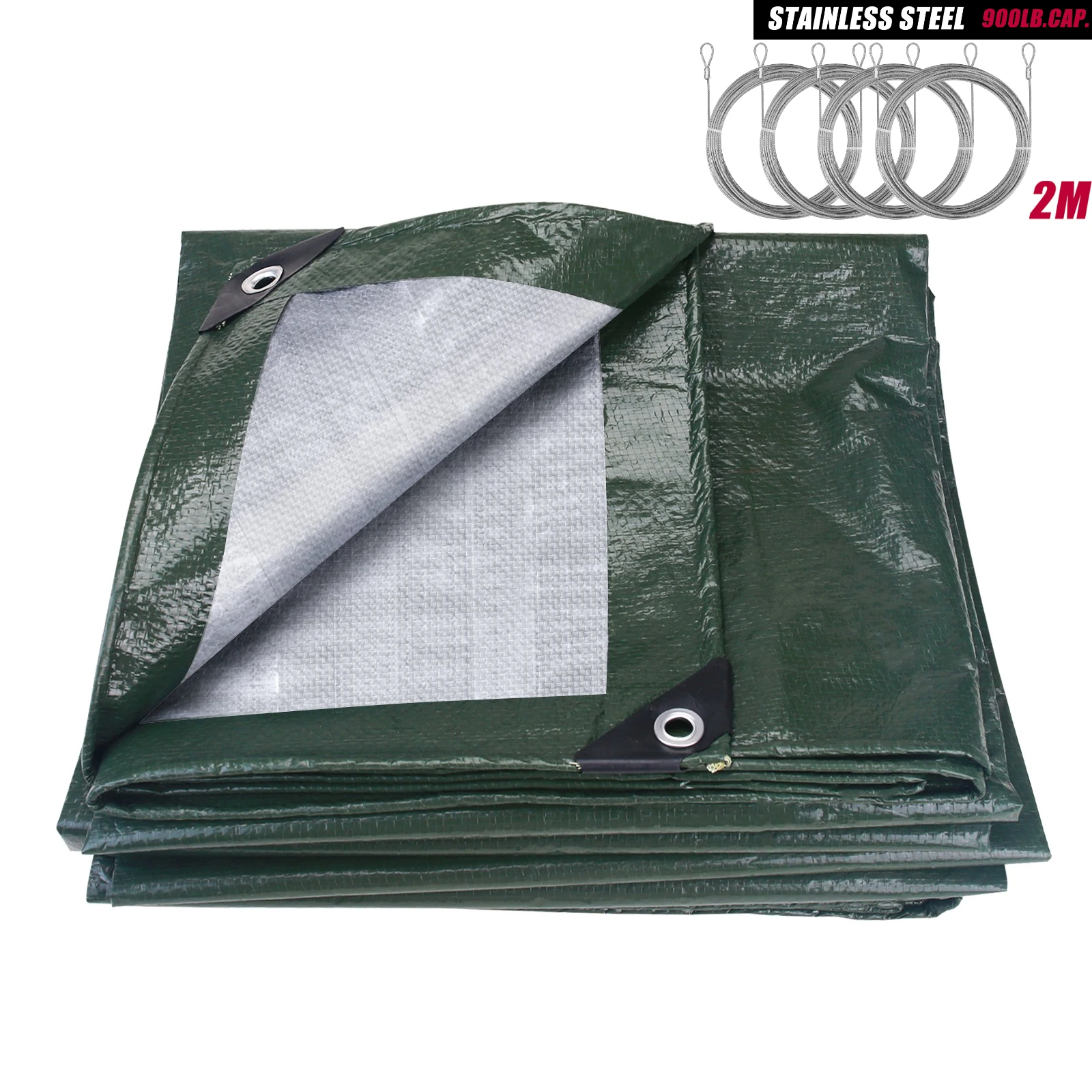 Green with 4Pc Ropes