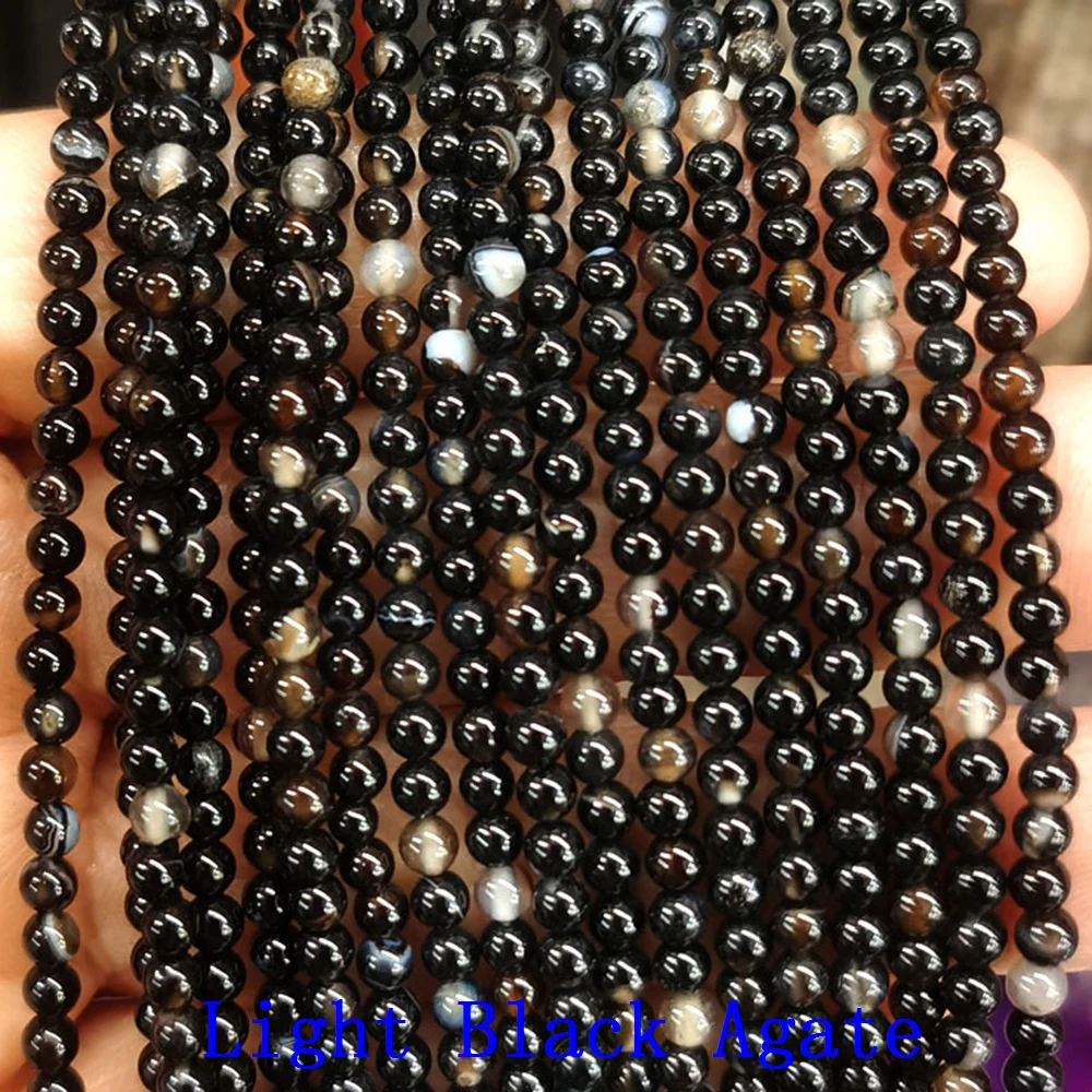 Light Black Agate