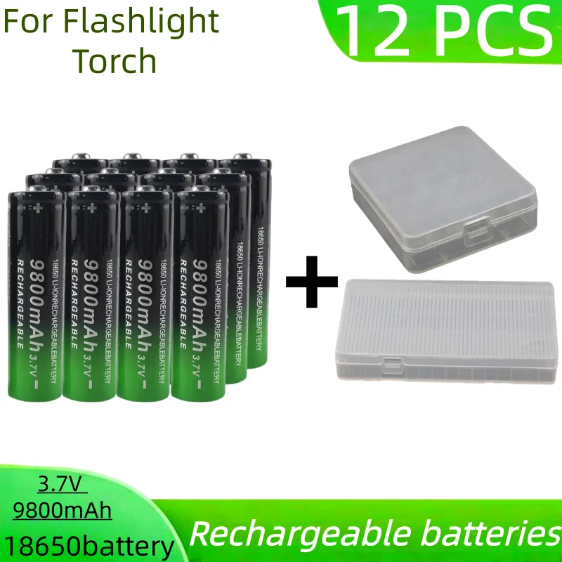 12 PCS battery case