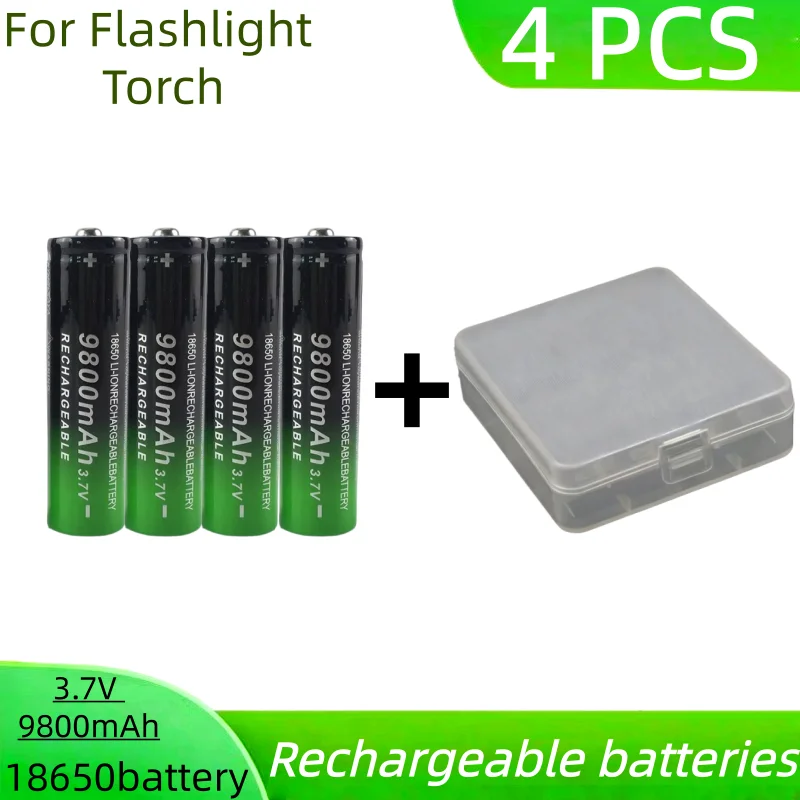 4 PCS battery case