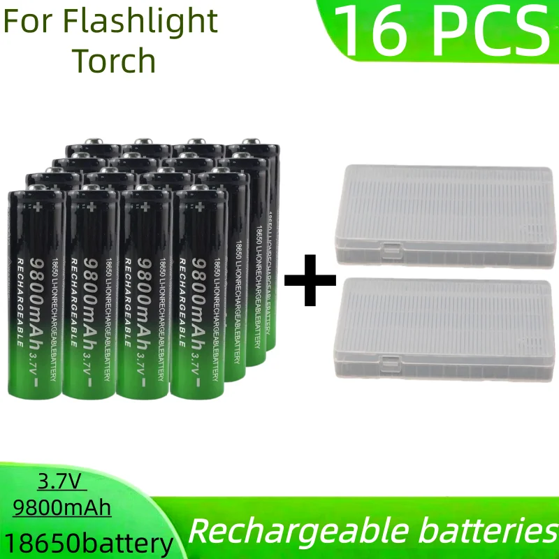 16 PCS battery case
