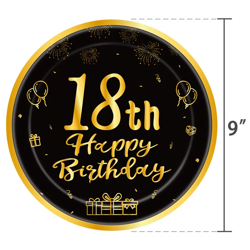 16pcs 9inch plate