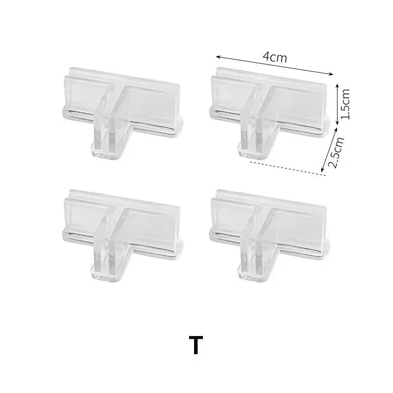 4PCS T buckle