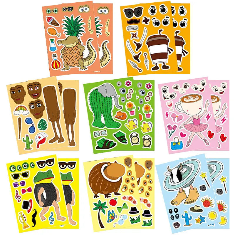 8PCS Stickers