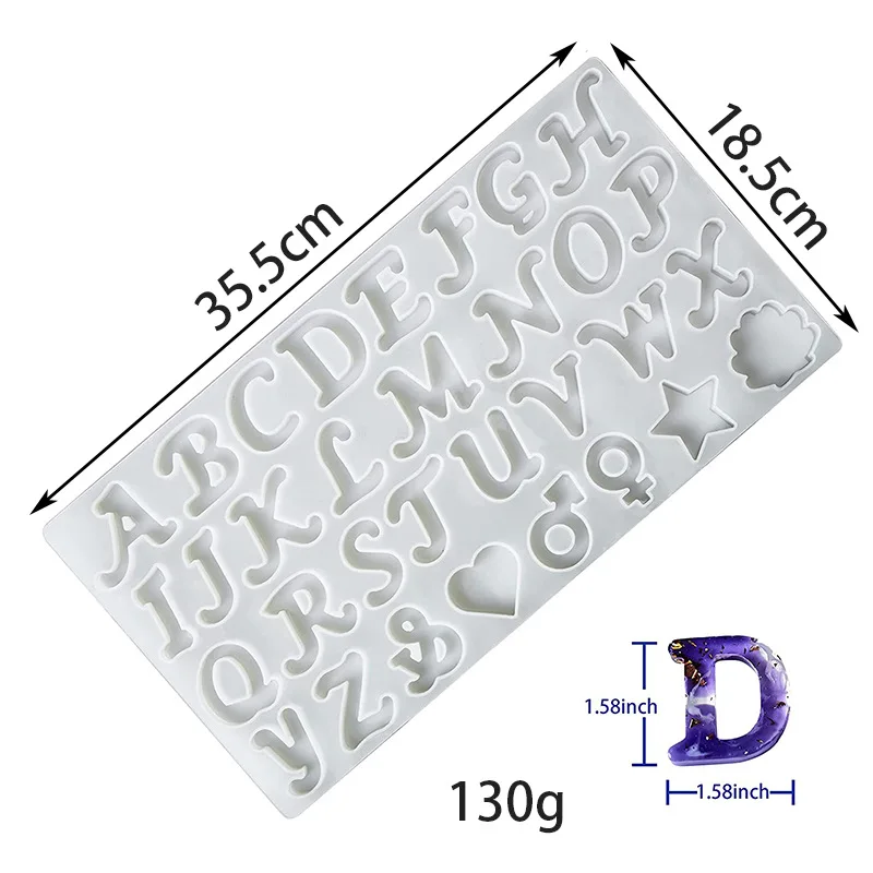 1Pcs Letters Style 1