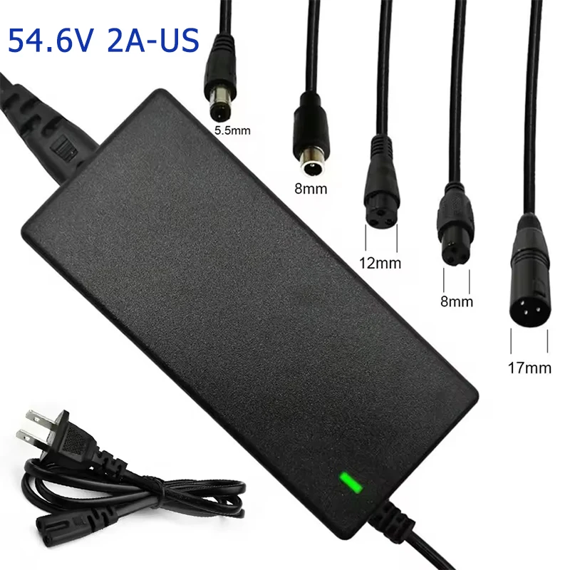 54.6V 2A 5Plugs US