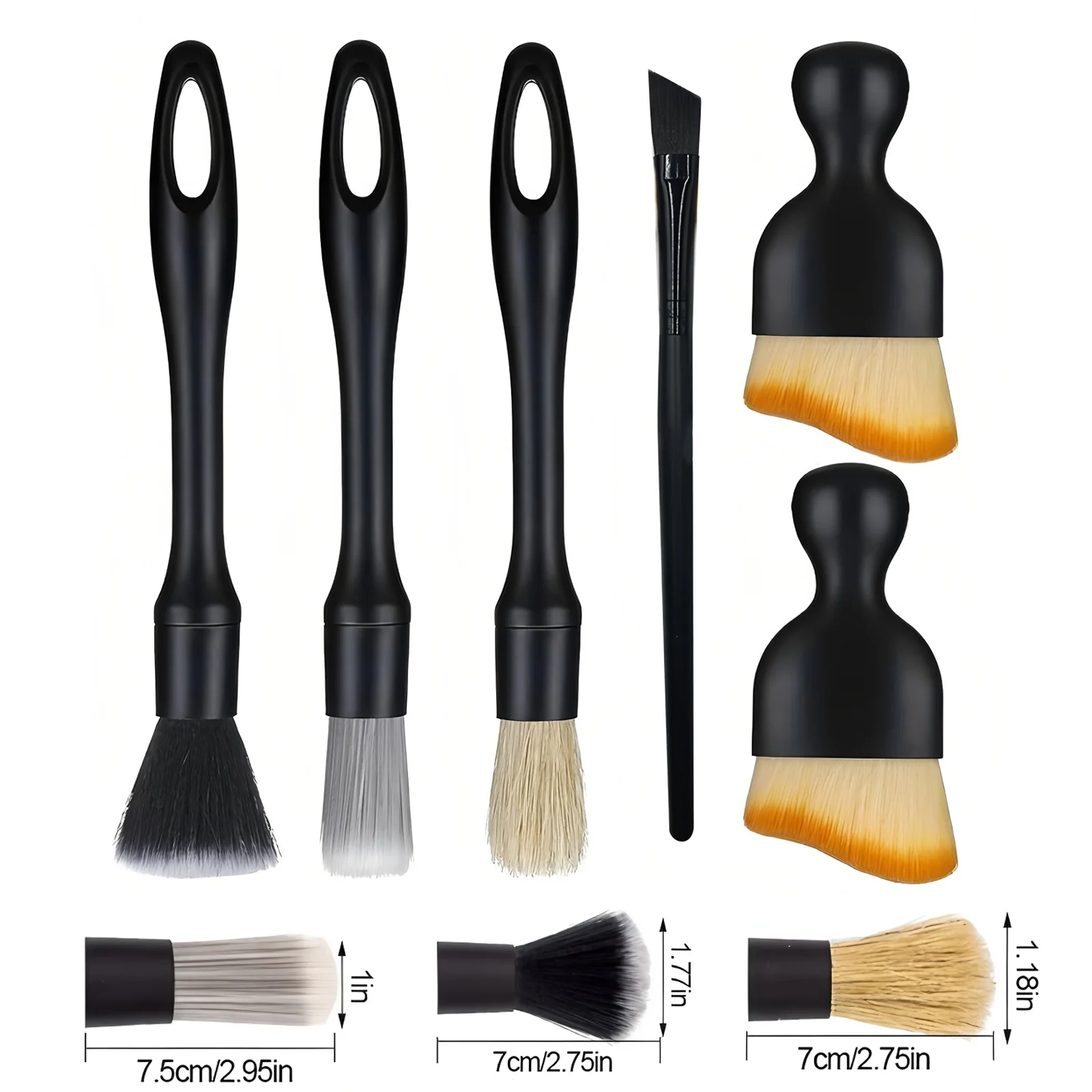 9Pcs Brushes Set
