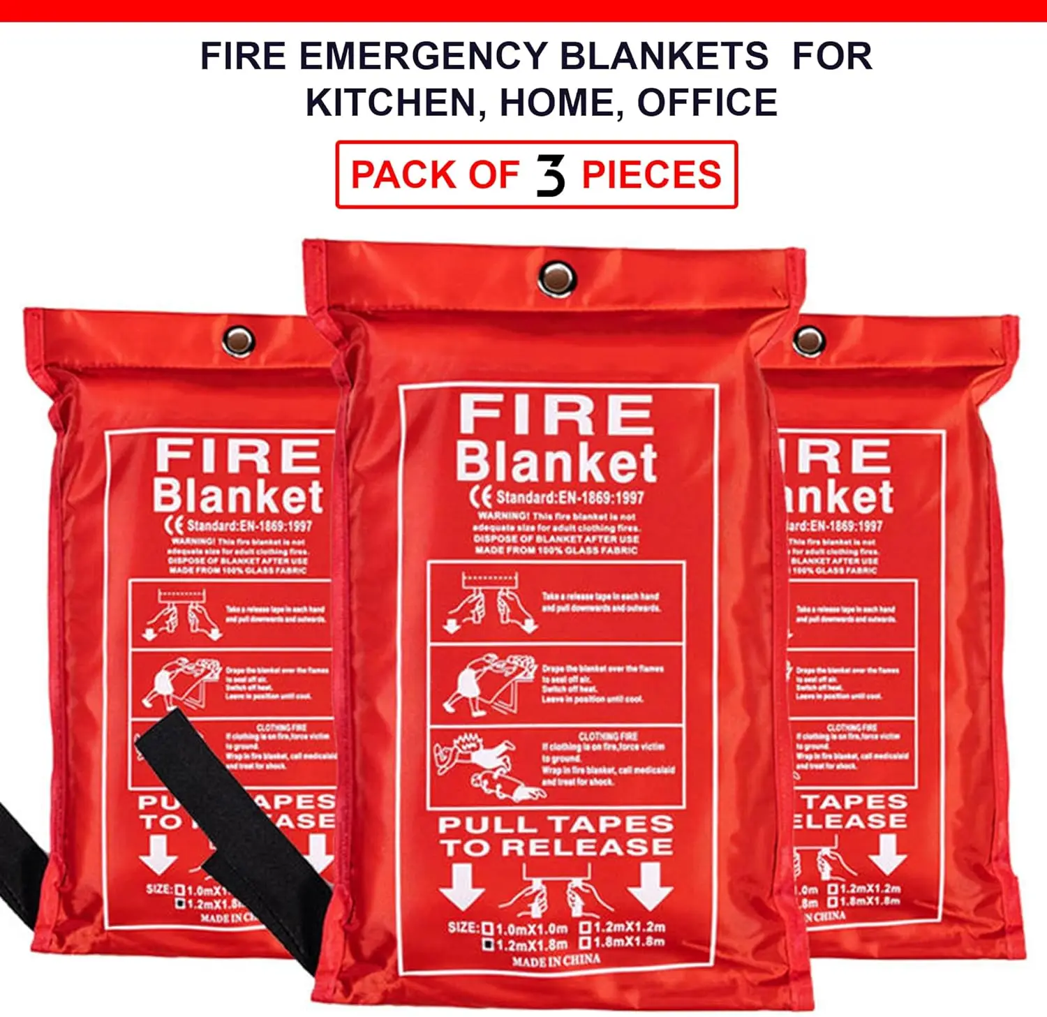 FIRE BLNKT 3Pcs
