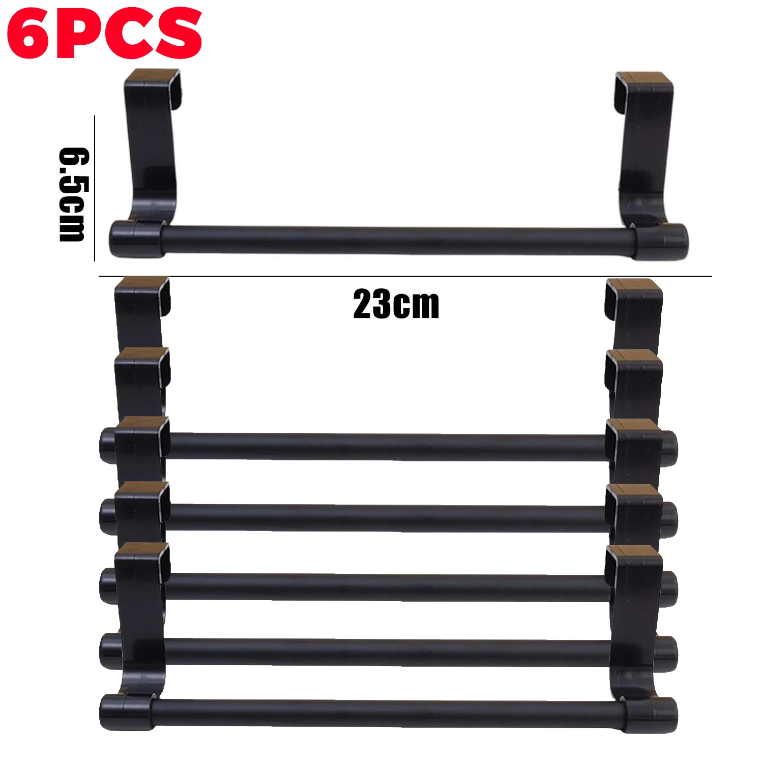 6PCS-Black(S)