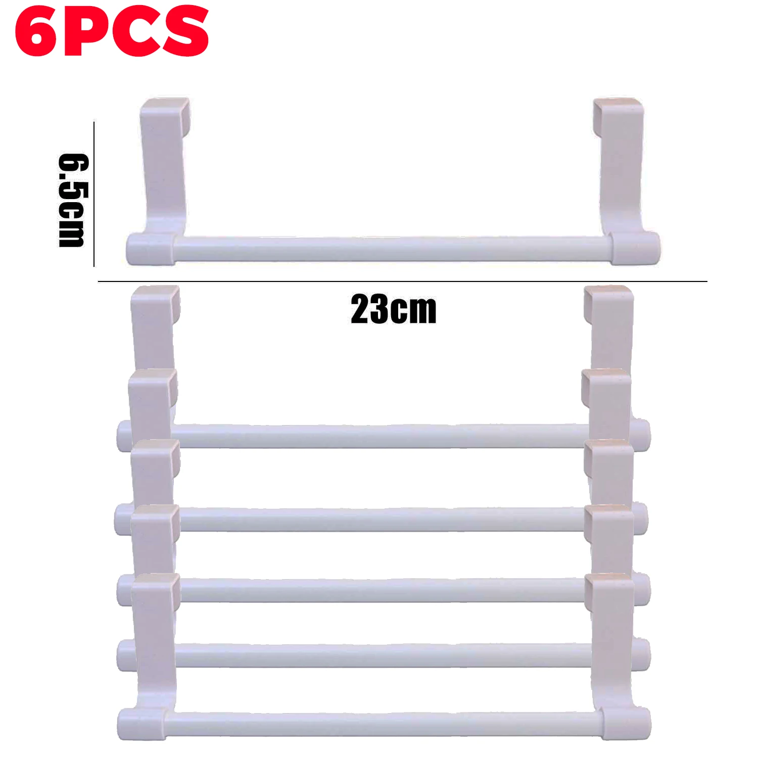 6PCS-White(S)
