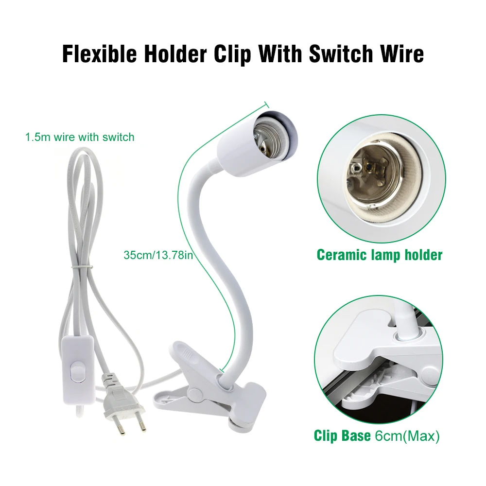 Ceramic clip EU plug