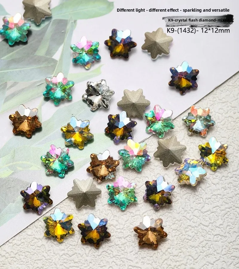 K9-1432 crystal snowflake diamond