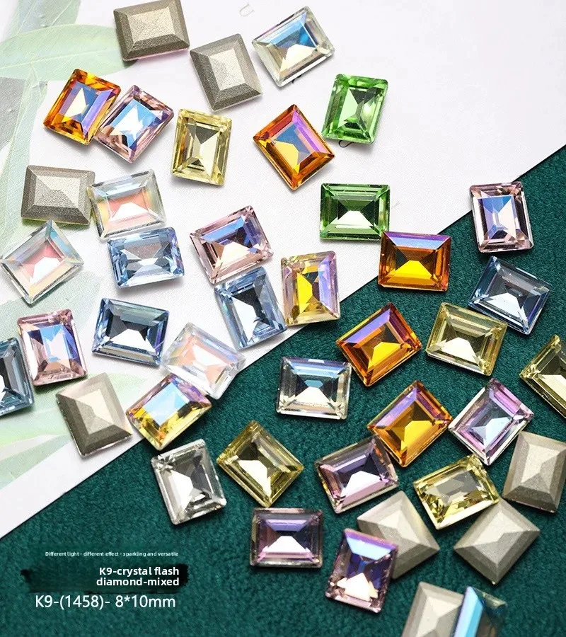 K9-1458 rectangular rock sugar diamond