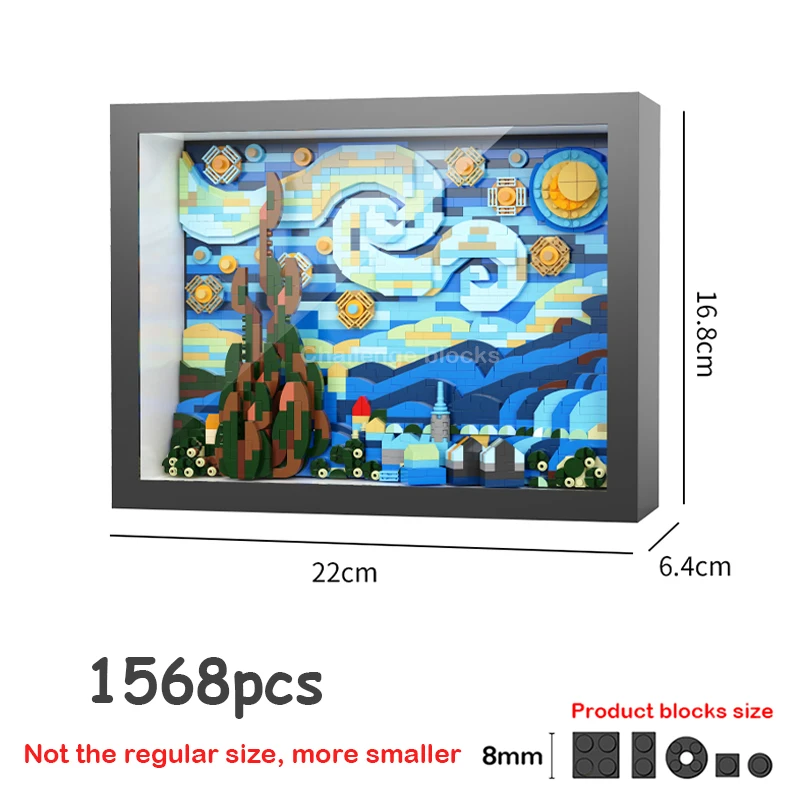 1568pcs no box