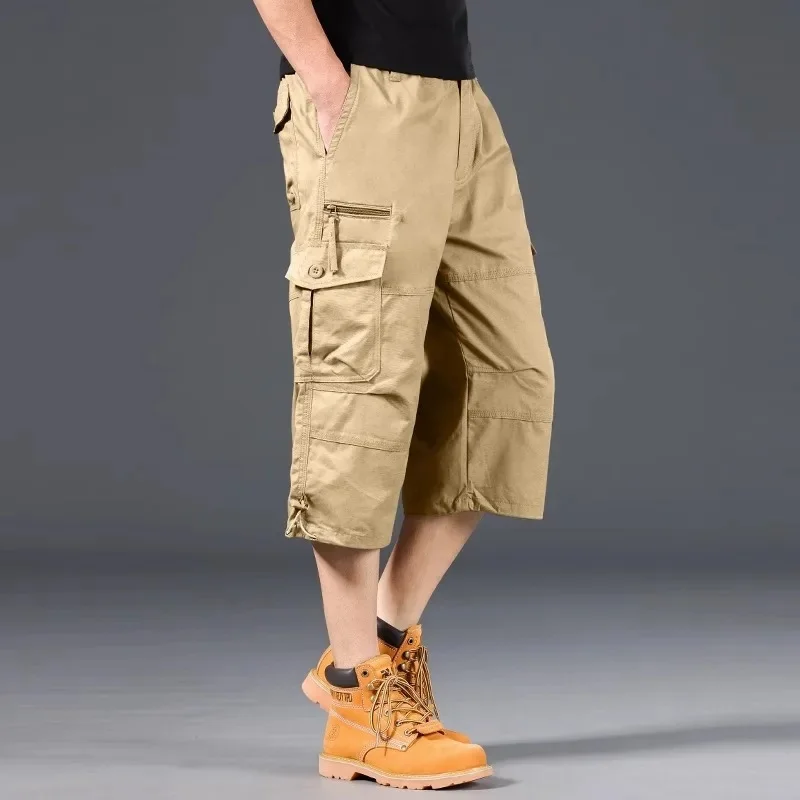 0036 cropped pants khaki