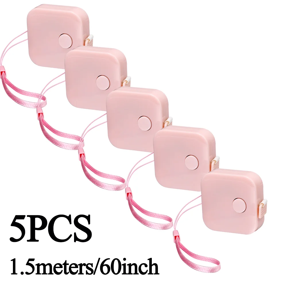 5PCS Square-Pink