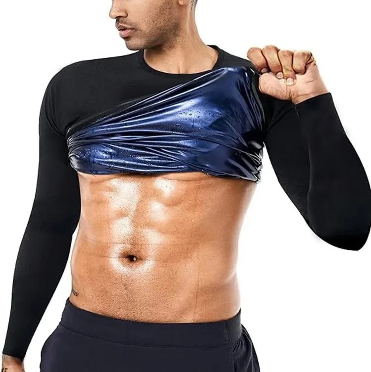 Pu blue men's long sleeves