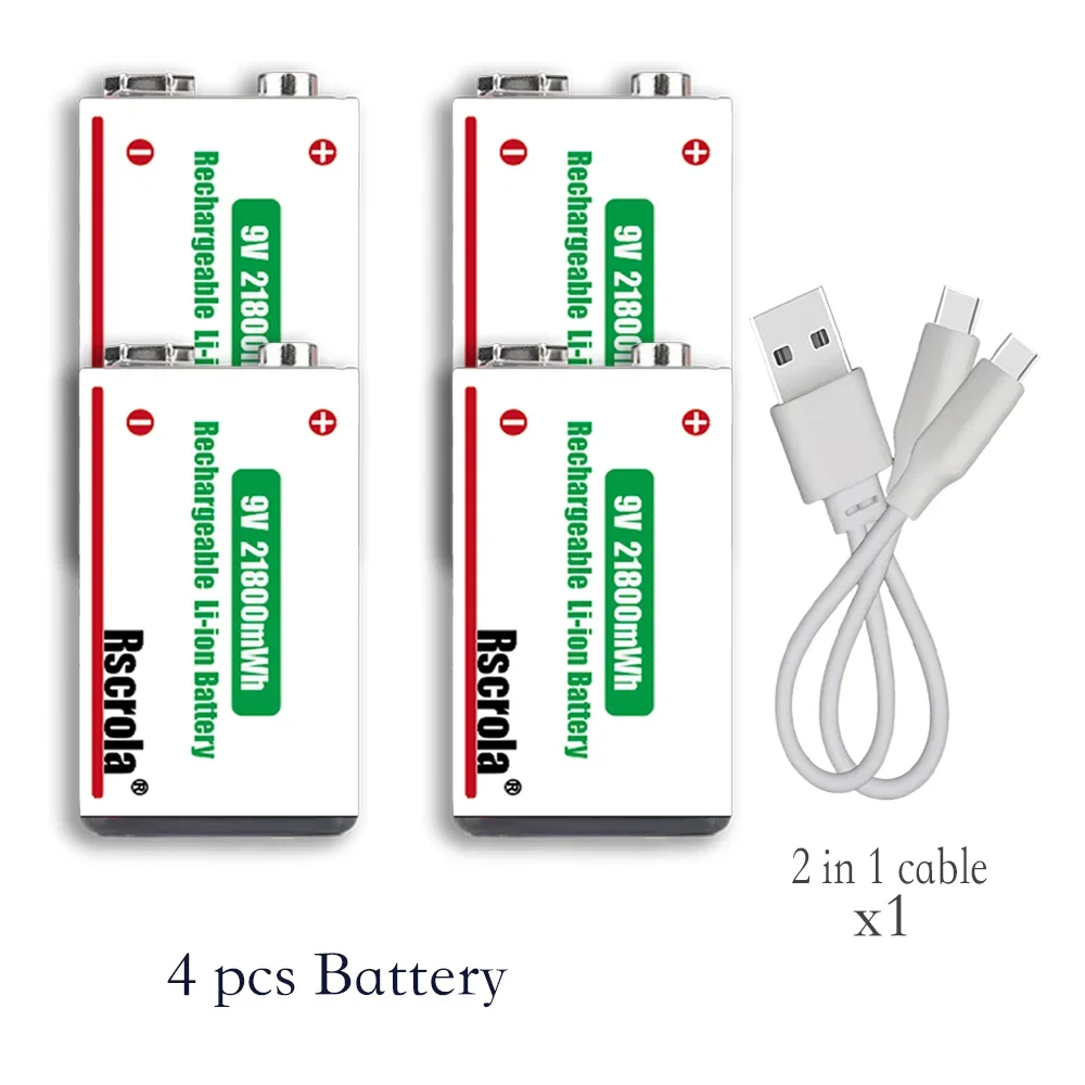 4 pcs 9v Battery