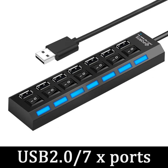 7 Port USB 2.0