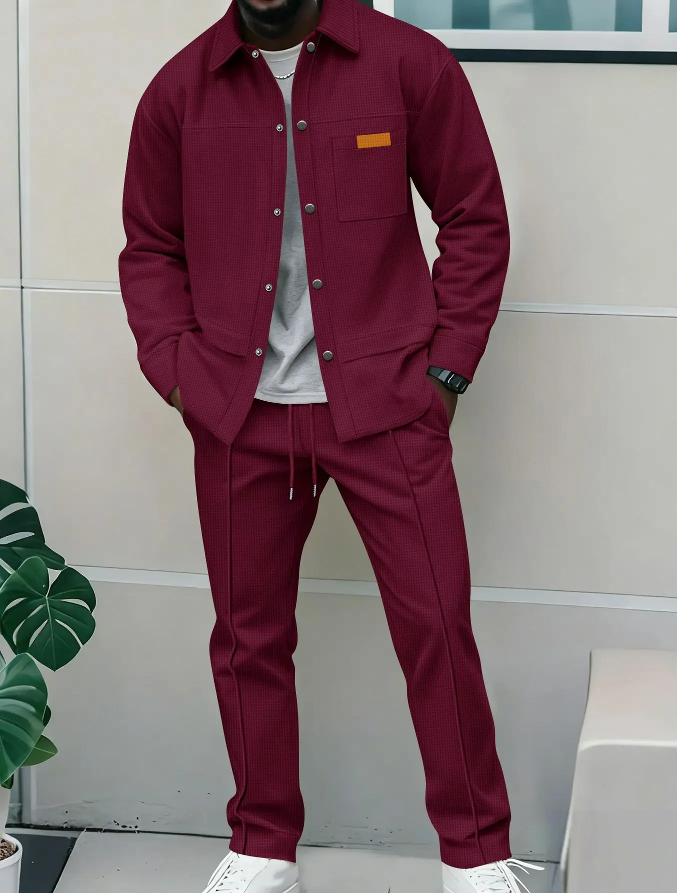 Deep wine red