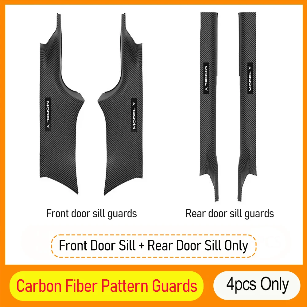 4pcs Carbon Pattern