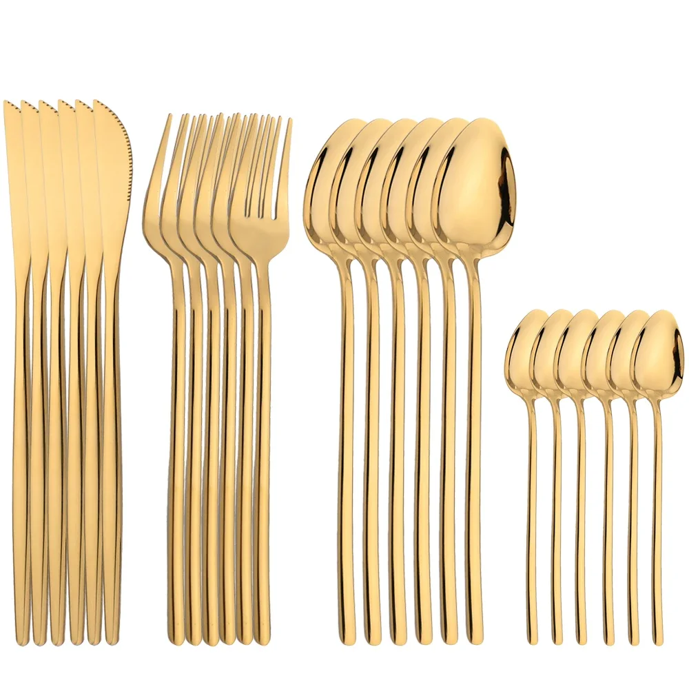 Gold 24Pcs