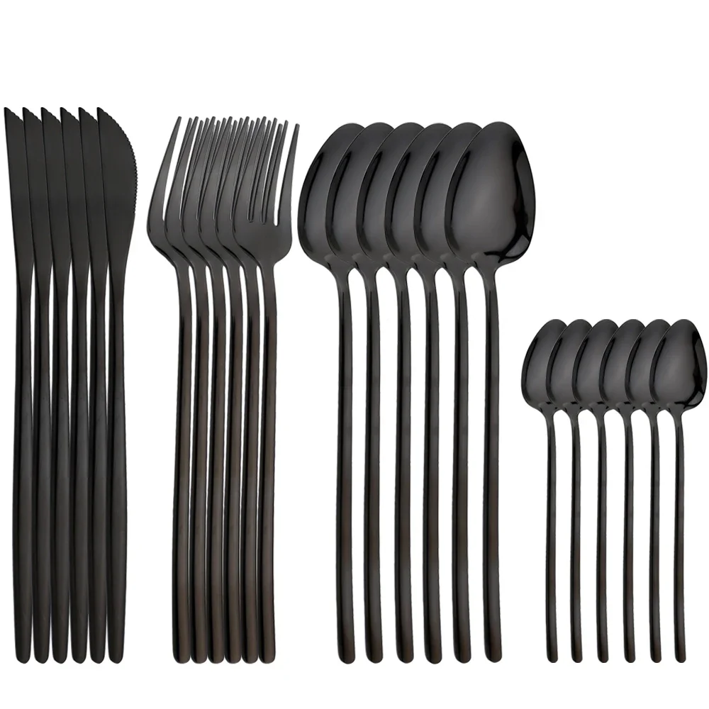 Black 24Pcs