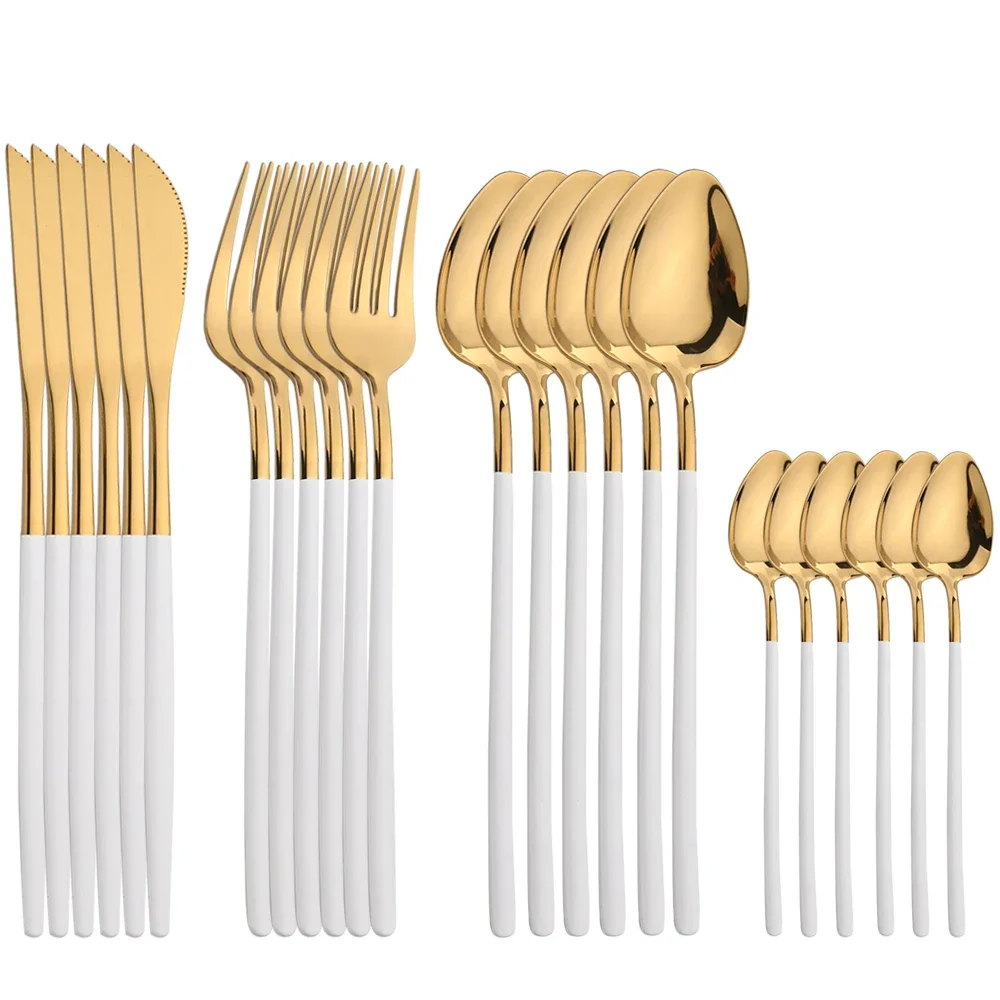 White Gold 24Pcs