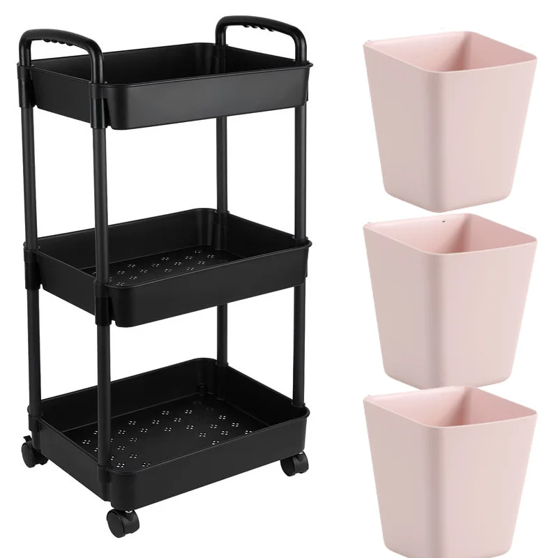 3pcs Black Pink set