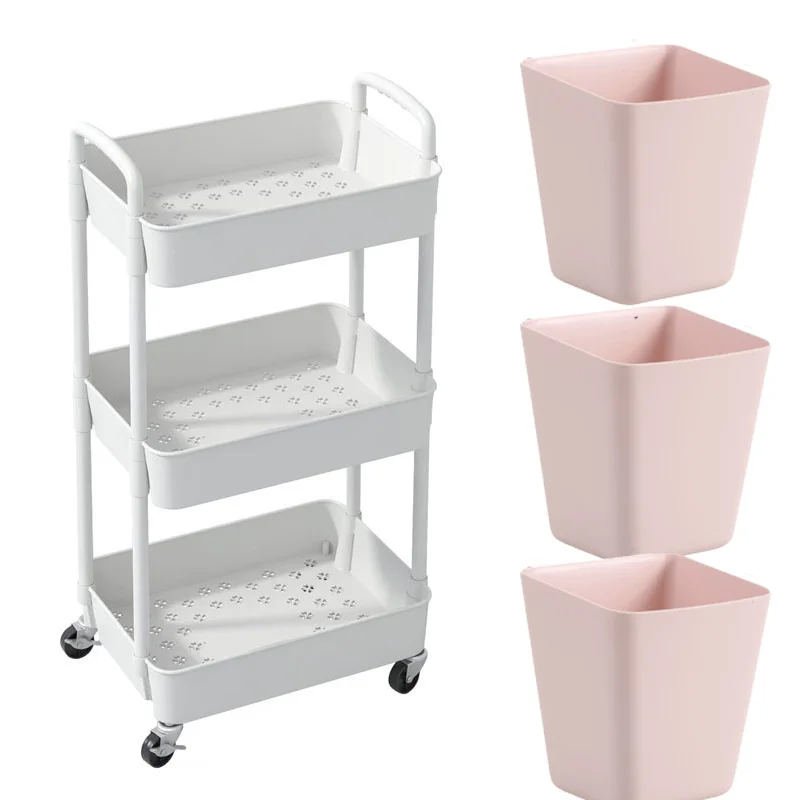 3pcs White Pink set